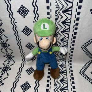 12" Nintendo Super Mario Luigi Green/ Blue Plush Stuffed Doll Toy‎ 2015